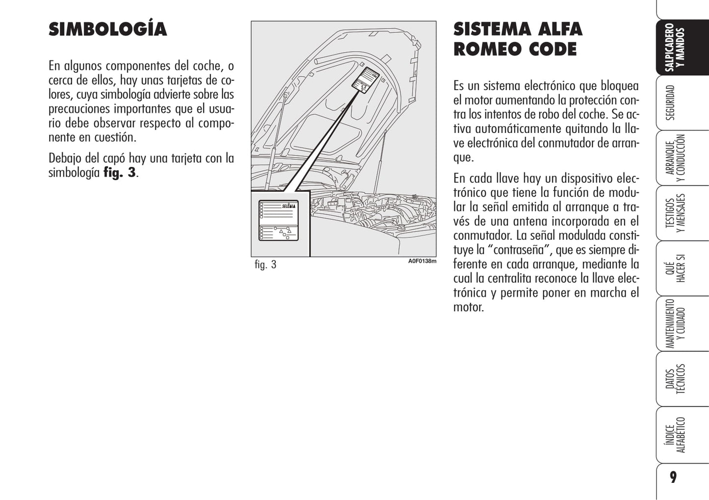 2006-2008 Alfa Romeo Brera Owner's Manual | Spanish