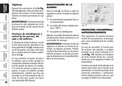 2006-2008 Alfa Romeo Brera Owner's Manual | Spanish