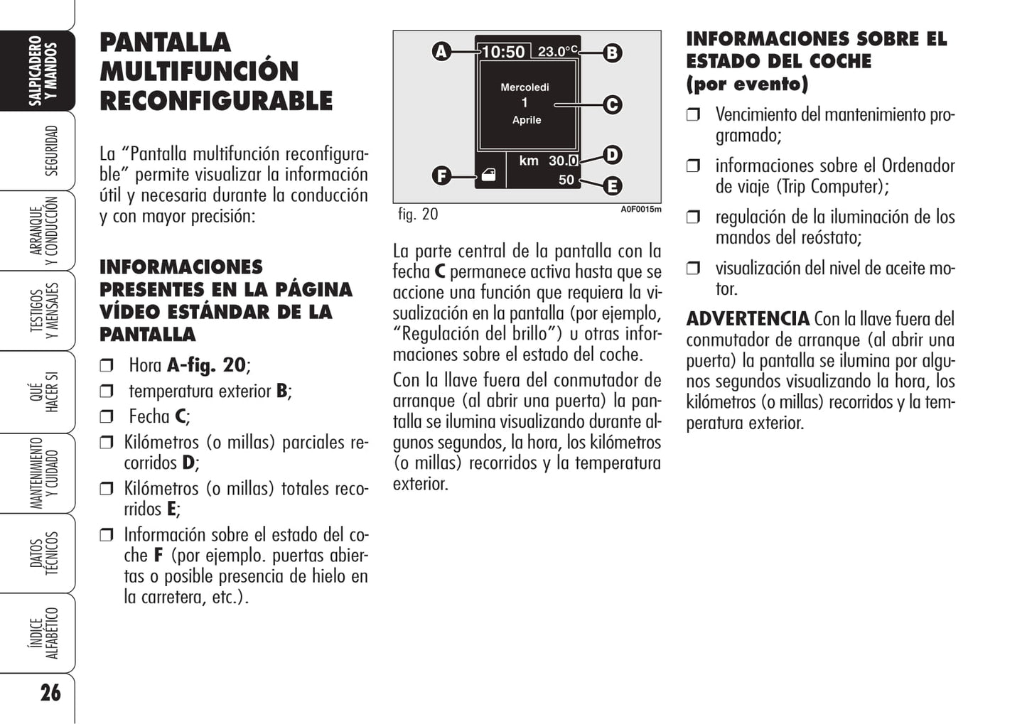 2006-2008 Alfa Romeo Brera Owner's Manual | Spanish