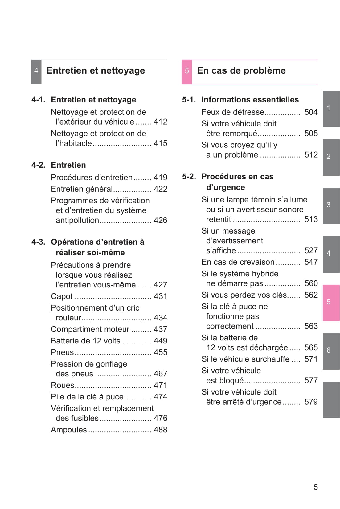 2015 Toyota Prius Owner's Manual | French