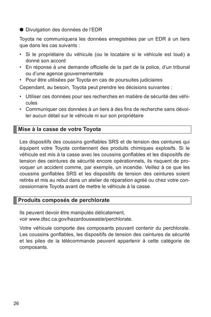 2015 Toyota Prius Owner's Manual | French