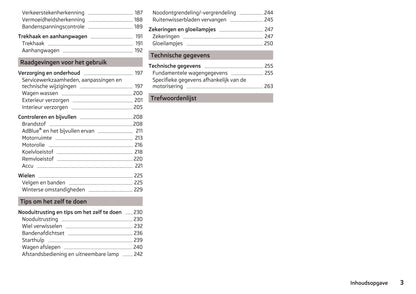 2015-2016 Skoda Superb Owner's Manual | Dutch