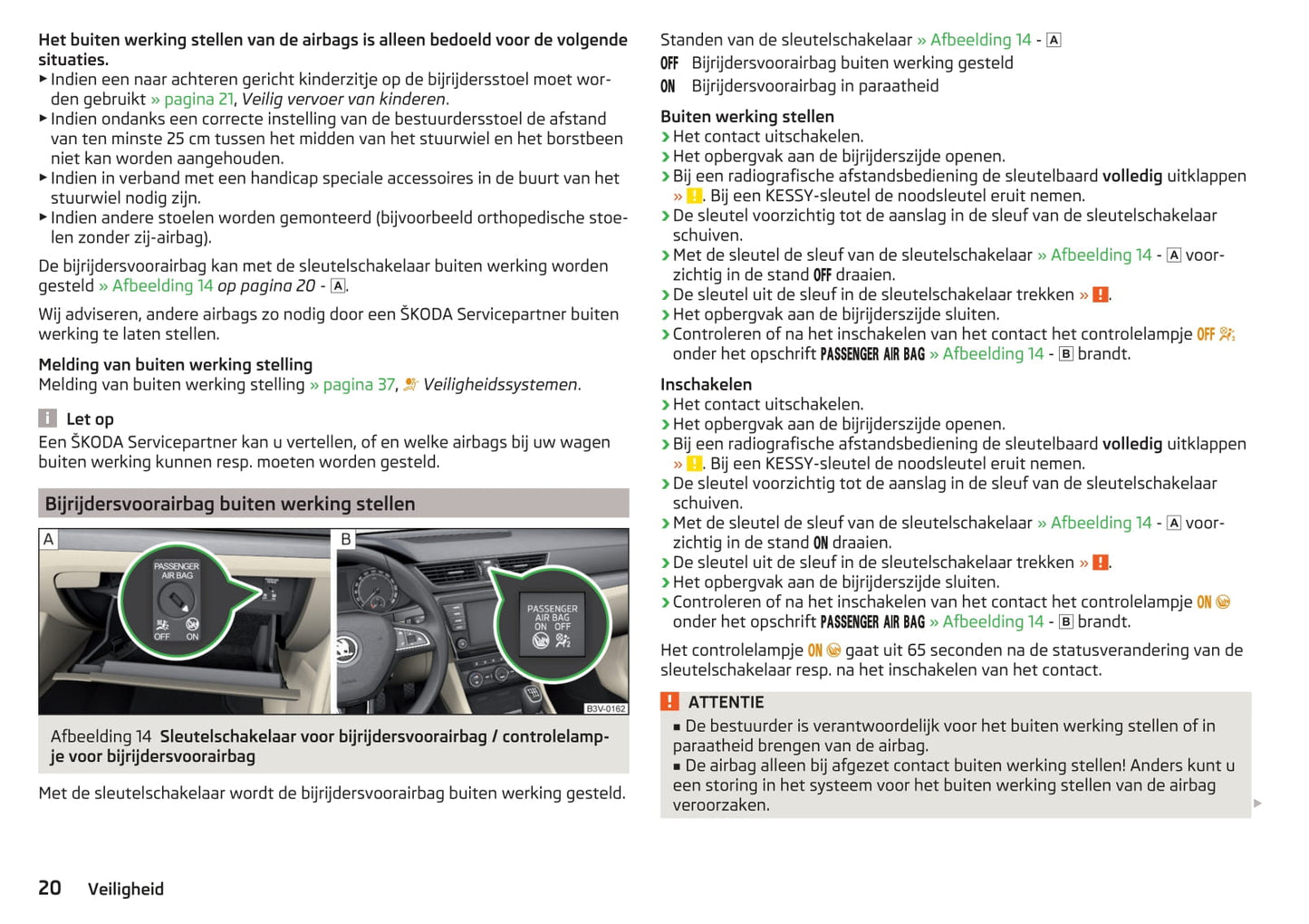 2015-2016 Skoda Superb Owner's Manual | Dutch