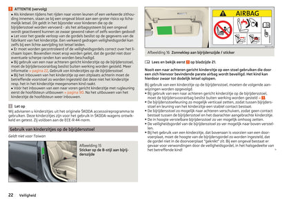 2015-2016 Skoda Superb Owner's Manual | Dutch