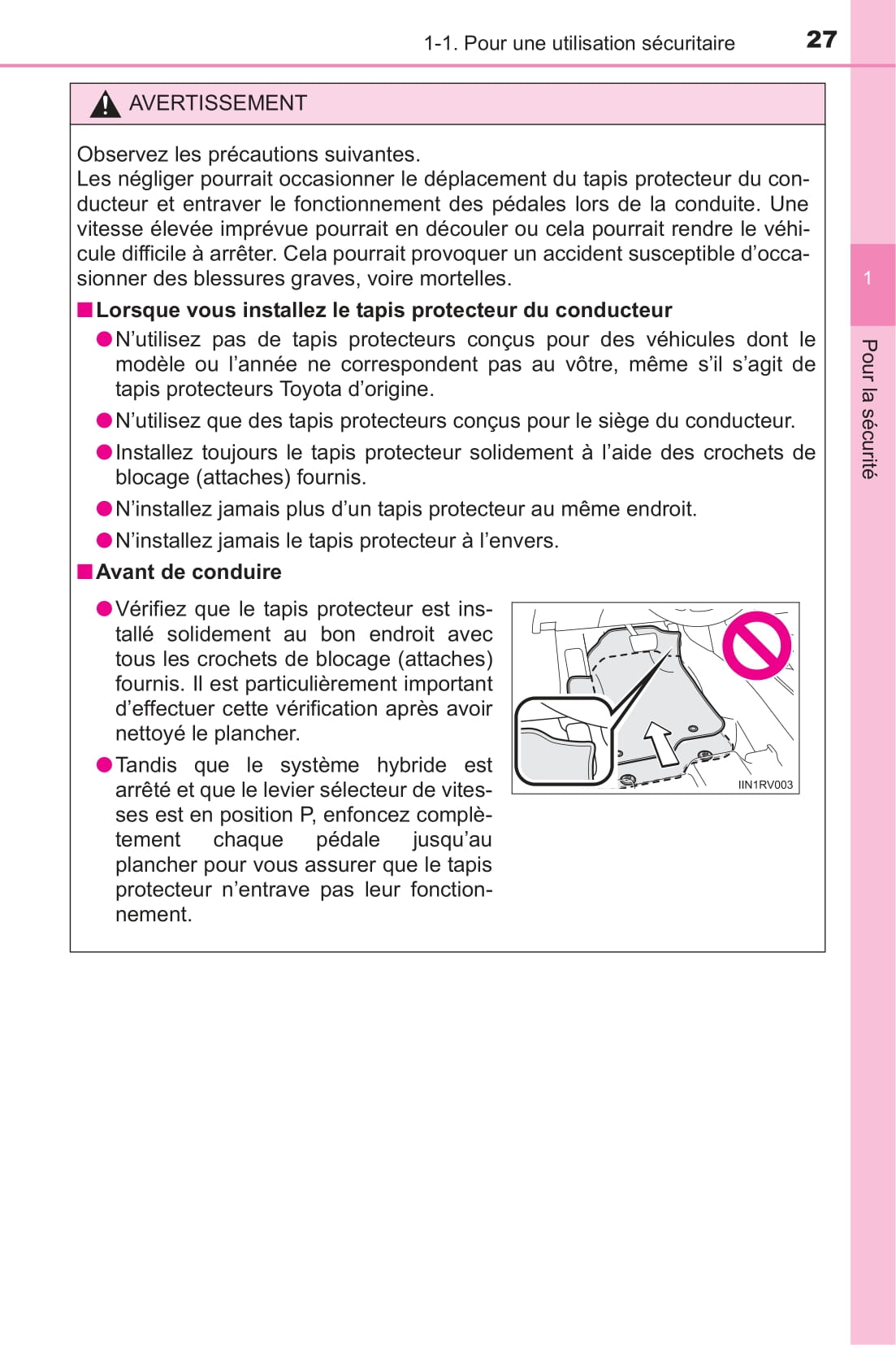 2016 Toyota RAV4 Hybrid Owner's Manual | French