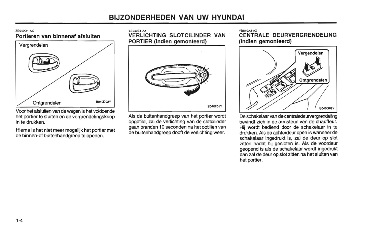 2001-2002 Hyundai Sonata Gebruikershandleiding | Nederlands