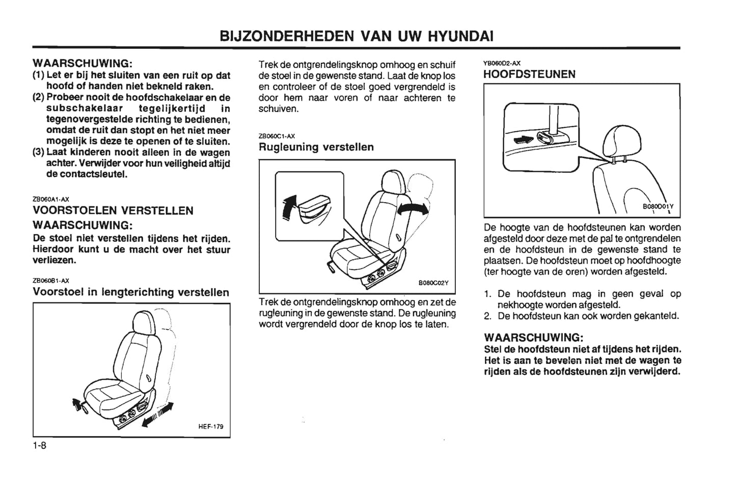 2001-2002 Hyundai Sonata Gebruikershandleiding | Nederlands