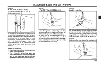 2001-2002 Hyundai Sonata Gebruikershandleiding | Nederlands