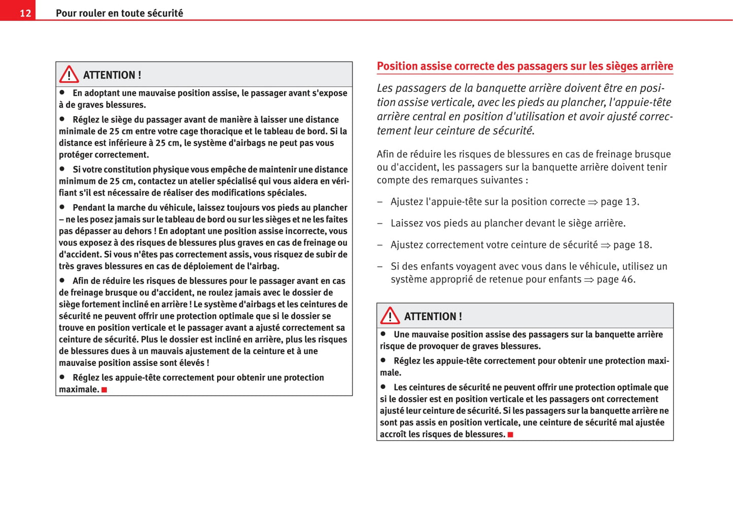 2007-2008 Seat Cordoba Owner's Manual | French