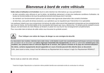 2014-2015 Renault Laguna/Laguna Coupé Owner's Manual | French