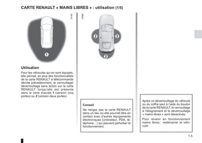 2014-2015 Renault Laguna/Laguna Coupé Owner's Manual | French