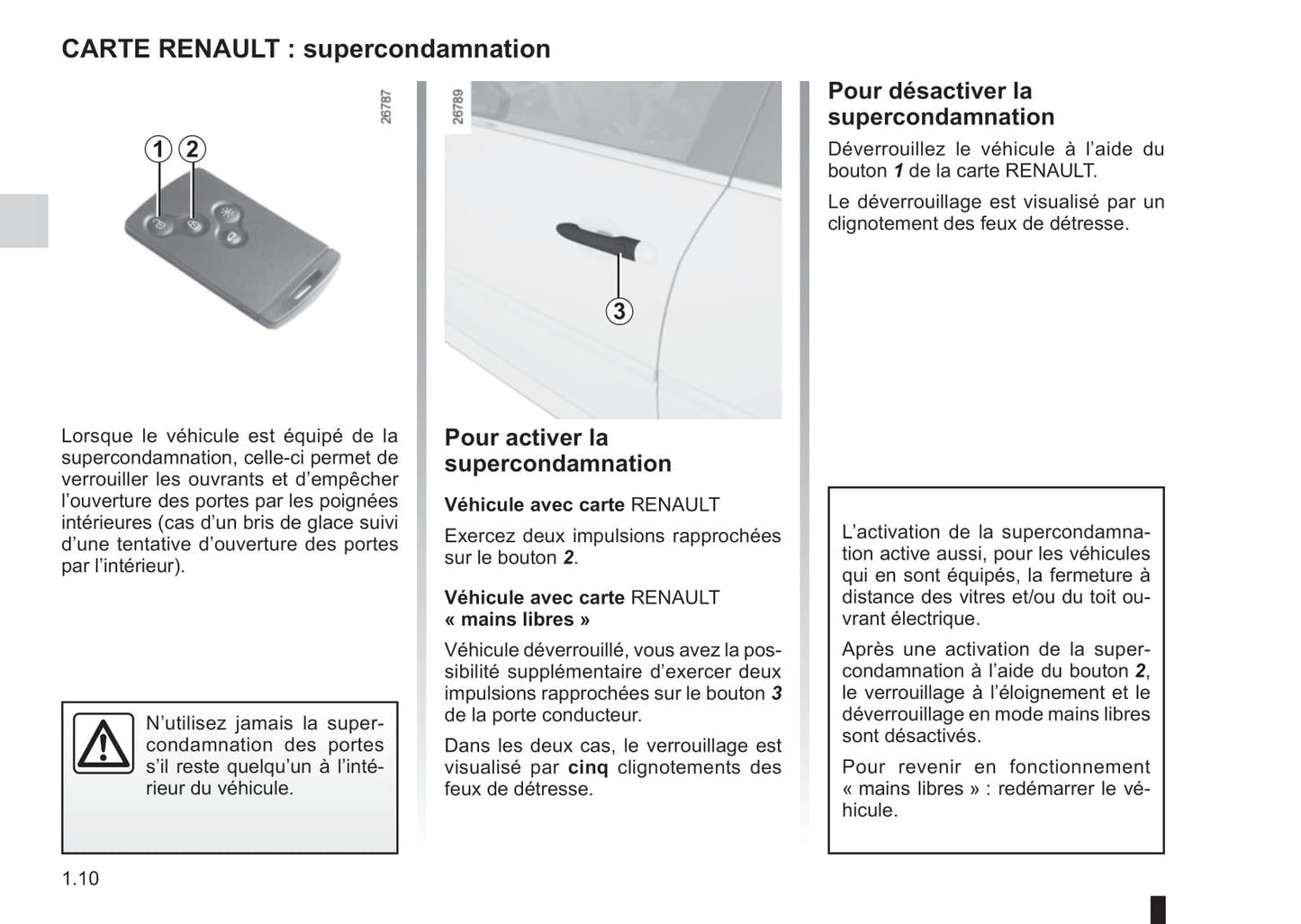 2014-2015 Renault Laguna/Laguna Coupé Owner's Manual | French