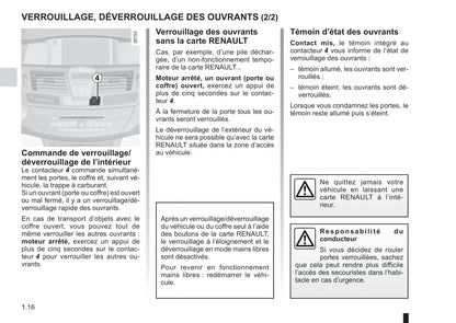 2014-2015 Renault Laguna/Laguna Coupé Owner's Manual | French