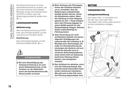 2012-2014 Alfa Romeo Giulietta Manuel du propriétaire | Allemand