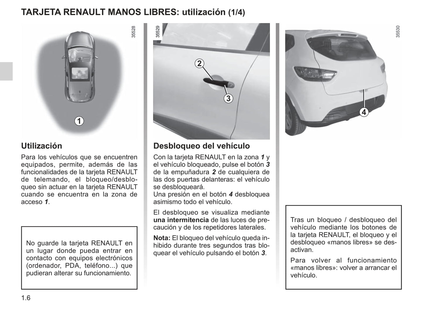 2018-2019 Renault Clio Owner's Manual | Spanish