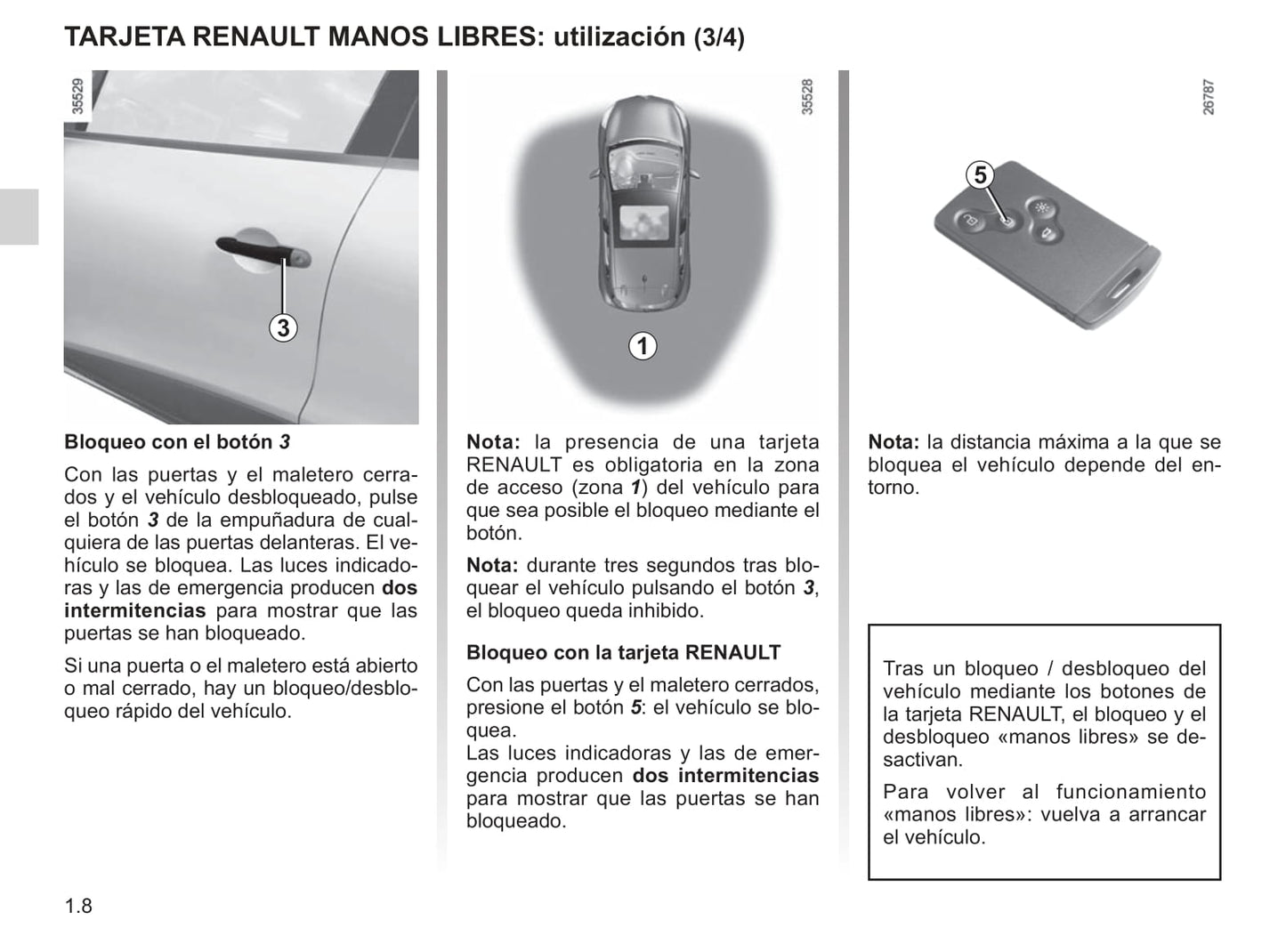 2018-2019 Renault Clio Owner's Manual | Spanish