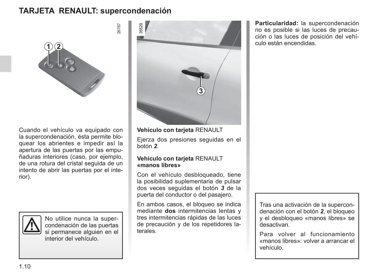 2018-2019 Renault Clio Owner's Manual | Spanish