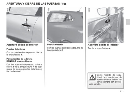 2018-2019 Renault Clio Owner's Manual | Spanish