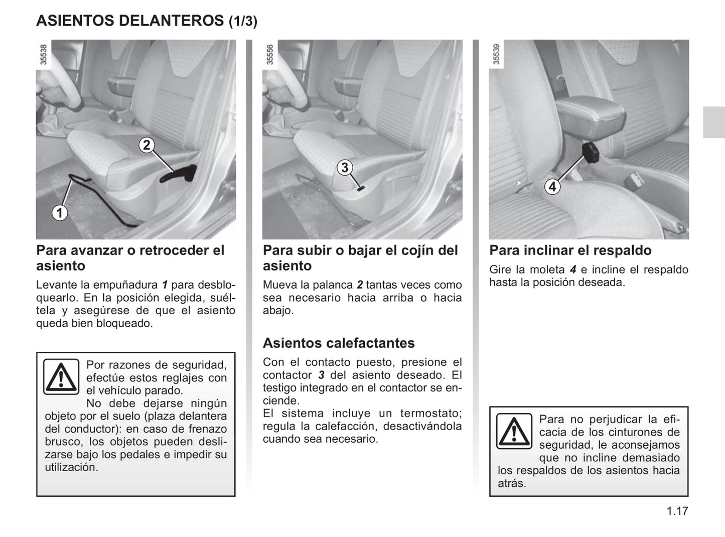 2018-2019 Renault Clio Owner's Manual | Spanish