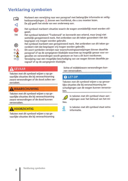 2020-2023 Volkswagen ID.3 Owner's Manual | Dutch