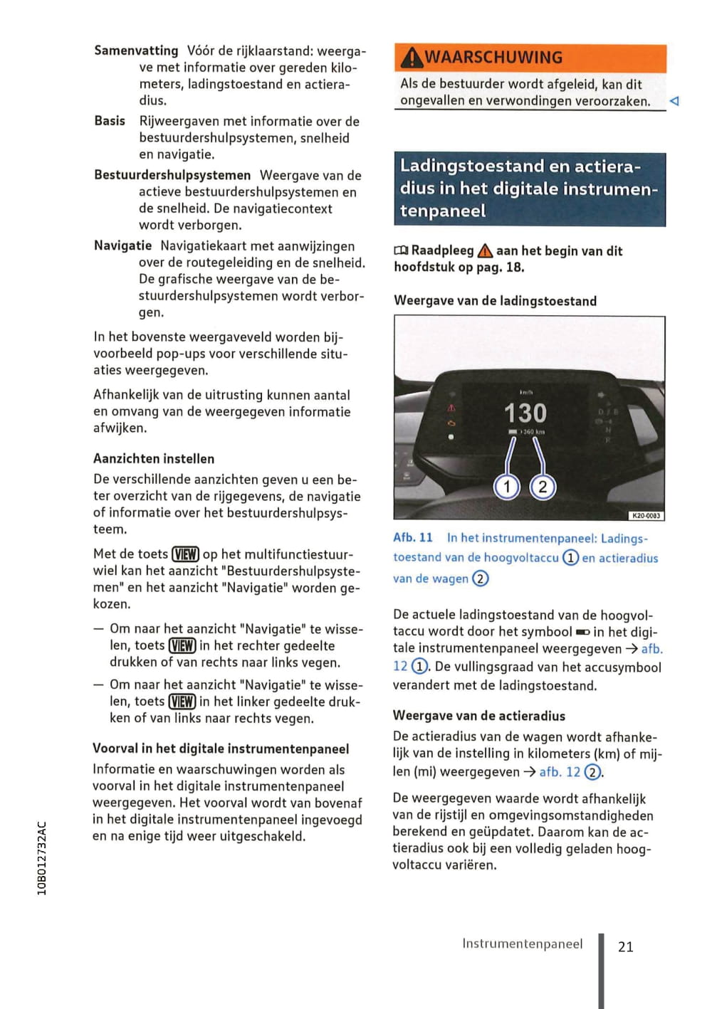 2020-2023 Volkswagen ID.3 Owner's Manual | Dutch