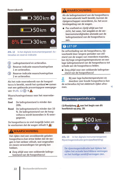 2020-2023 Volkswagen ID.3 Owner's Manual | Dutch