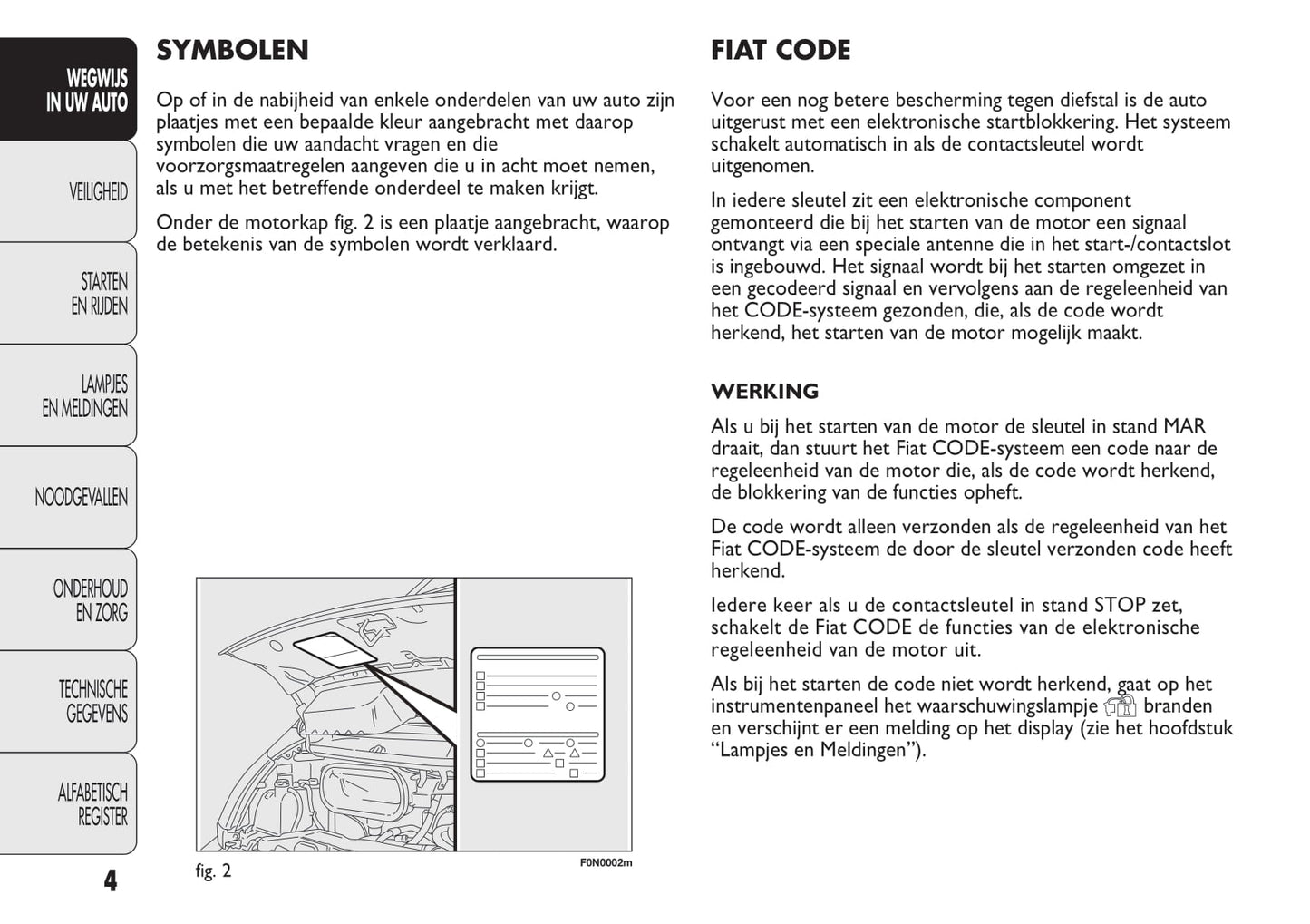 2012-2013 Fiat Ducato Owner's Manual | Dutch