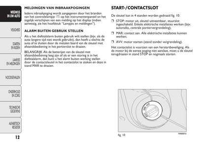 2012-2013 Fiat Ducato Owner's Manual | Dutch