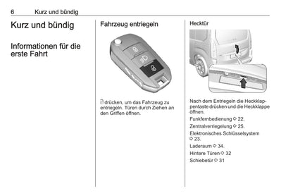 2019-2020 Opel Combo Bedienungsanleitung | Deutsch