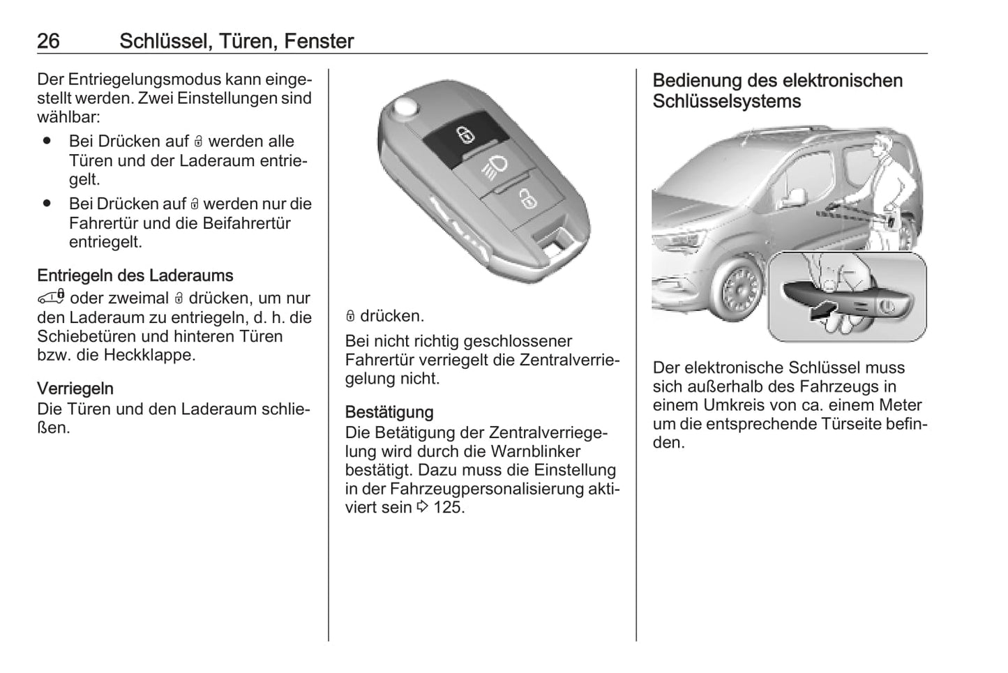 2019-2020 Opel Combo Bedienungsanleitung | Deutsch