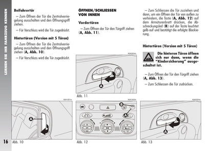 2007-2010 Alfa Romeo 147 Manuel du propriétaire | Allemand