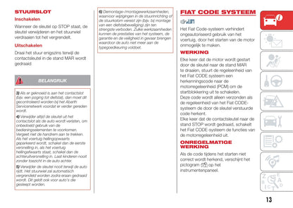 2016-2022 Abarth 595 Owner's Manual | Dutch