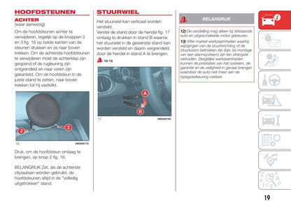 2016-2022 Abarth 595 Owner's Manual | Dutch