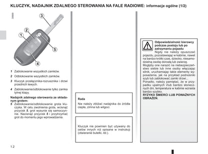 2018-2019 Renault Kadjar Owner's Manual | Polish