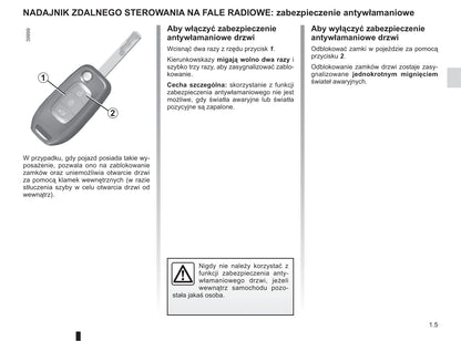 2018-2019 Renault Kadjar Owner's Manual | Polish