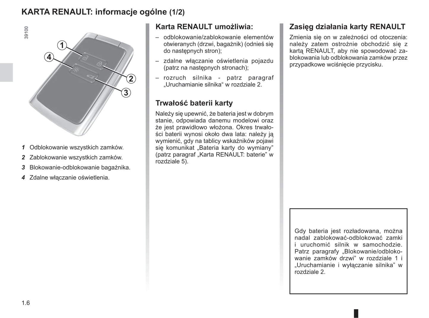 2018-2019 Renault Kadjar Owner's Manual | Polish