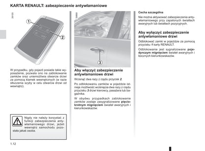 2018-2019 Renault Kadjar Owner's Manual | Polish