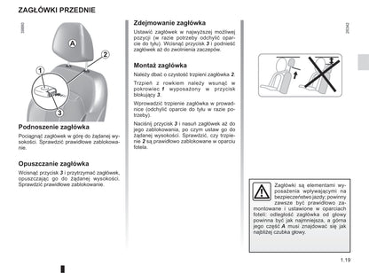 2018-2019 Renault Kadjar Owner's Manual | Polish