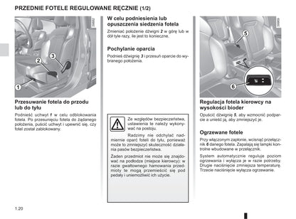 2018-2019 Renault Kadjar Owner's Manual | Polish