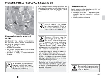 2018-2019 Renault Kadjar Owner's Manual | Polish