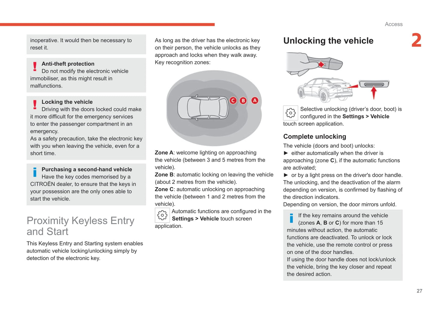 2022-2024 Citroën C5 X Bedienungsanleitung | Englisch