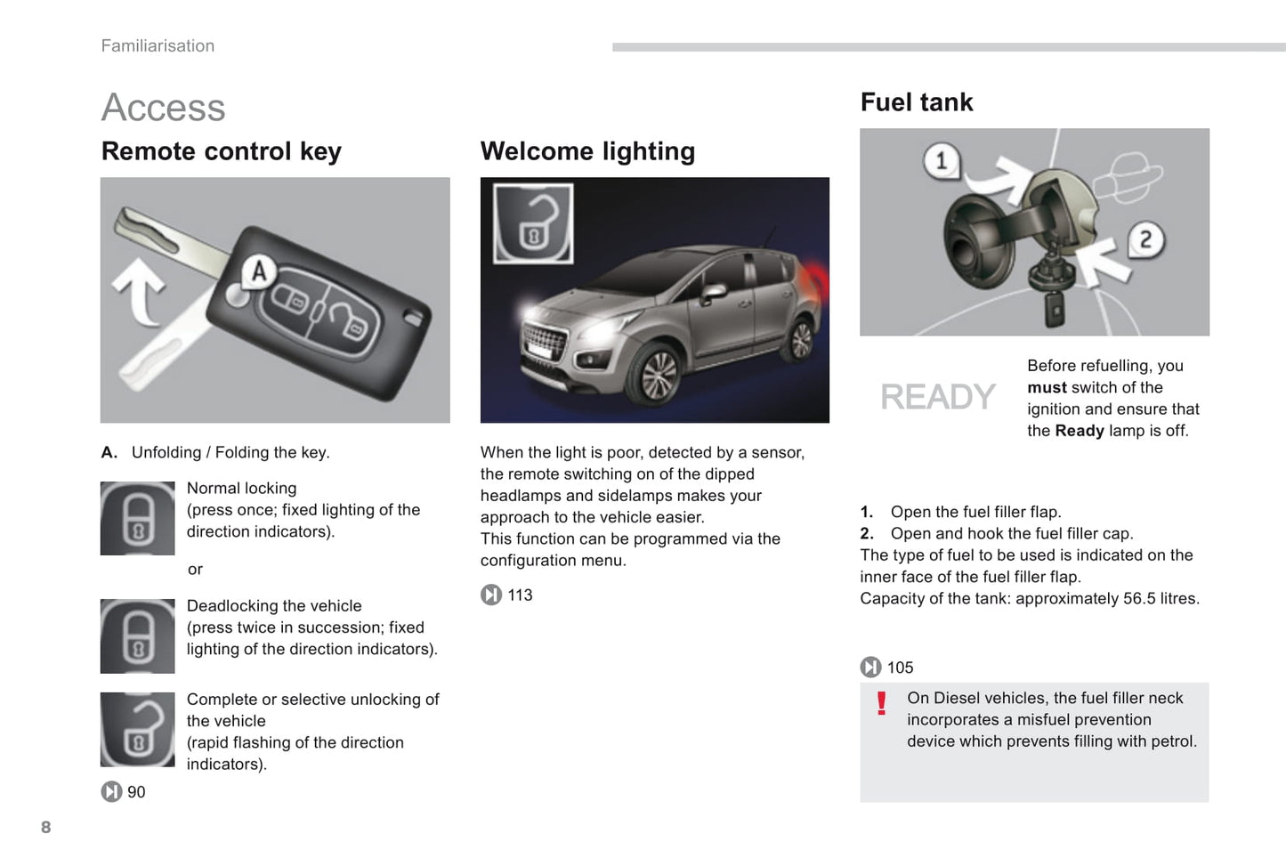 2013-2015 Peugeot 3008 HYbrid4 Gebruikershandleiding | Engels