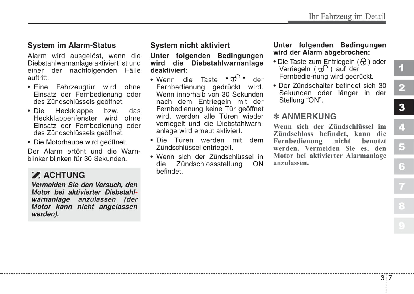 2008-2009 Kia Sportage Bedienungsanleitung | Deutsch