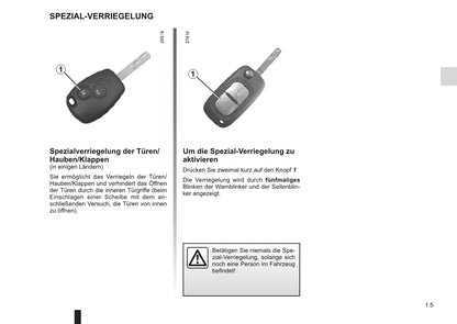 2012-2013 Renault Wind Owner's Manual | German