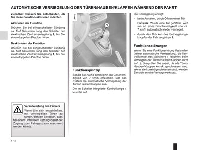 2012-2013 Renault Wind Owner's Manual | German