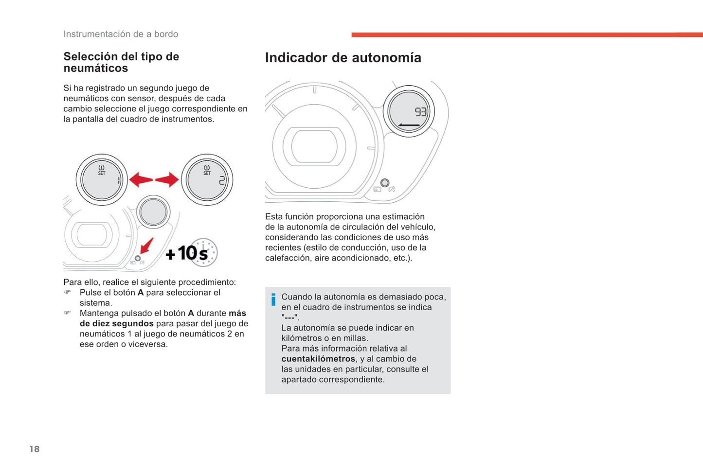 2017-2020 Citroën C-Zero Gebruikershandleiding | Spaans