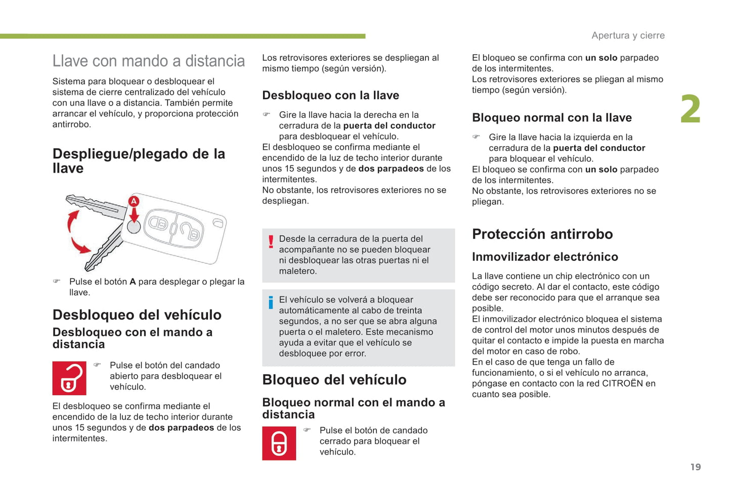 2017-2020 Citroën C-Zero Gebruikershandleiding | Spaans