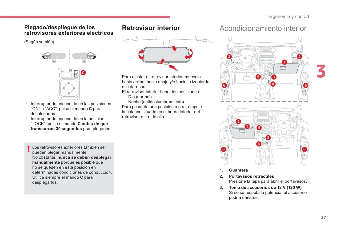 2017-2020 Citroën C-Zero Gebruikershandleiding | Spaans