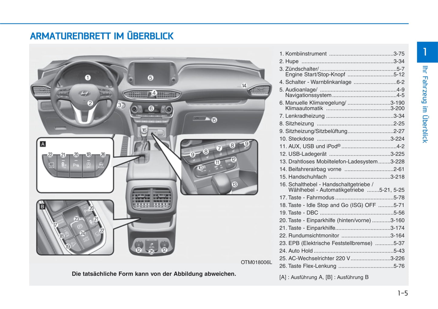 2018-2019 Hyundai Santa Fe Gebruikershandleiding | Duits