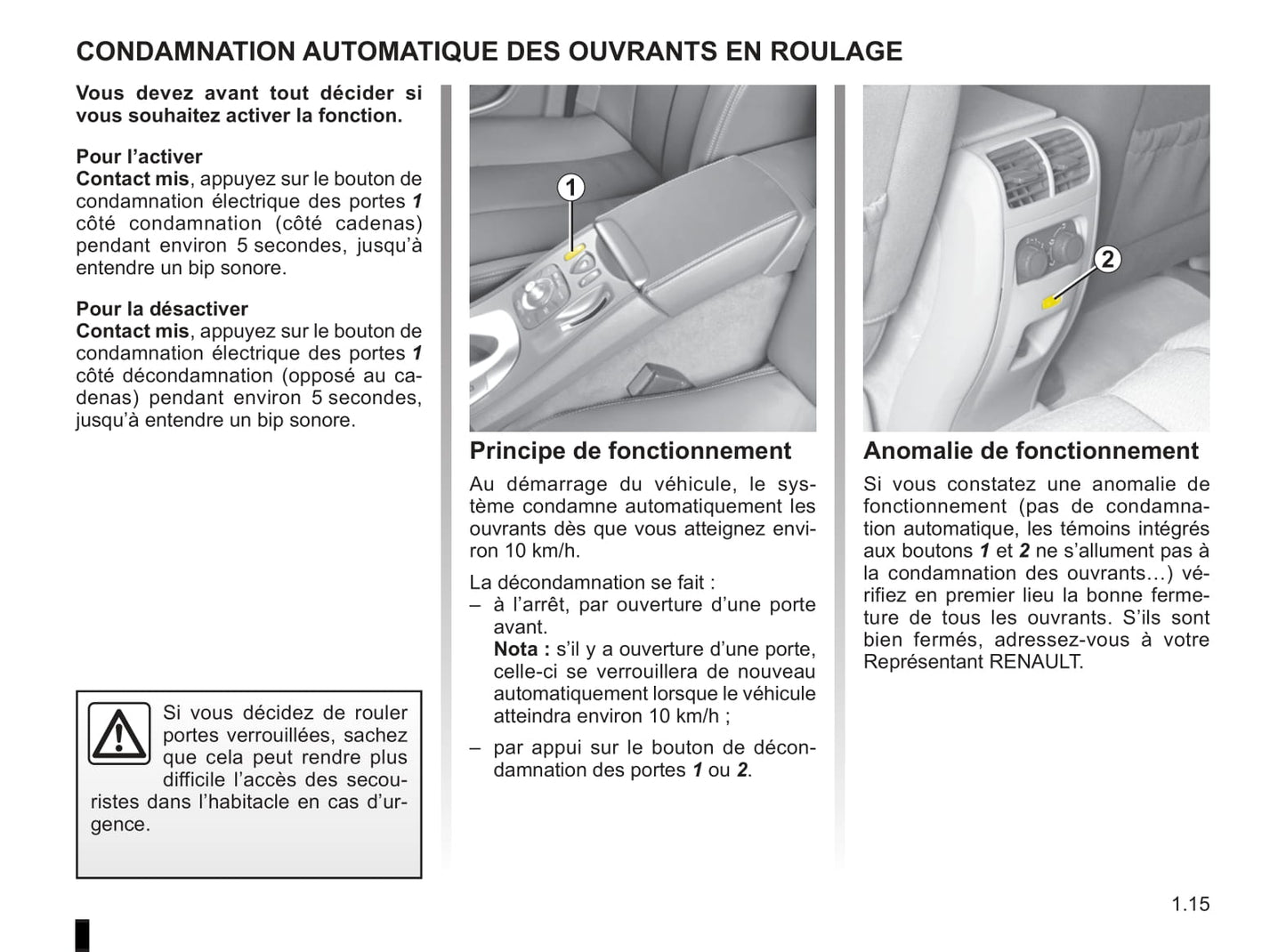 2009-2010 Renault Vel Satis Owner's Manual | French